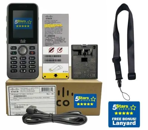 Cisco 8821 Wireless Ip Phone W/Battery & Power Bundle (Cp-8821-K9-Bun) Brand