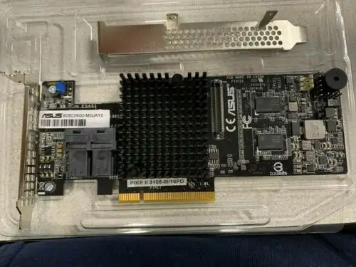 Asus Pike Ii 3108-8I/16Pd Scheda controller 8 porte Sas 12Gb/S Pci-E 3.0