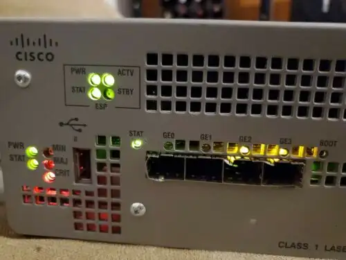 Cisco Asr1002-F Router With Dual Ac