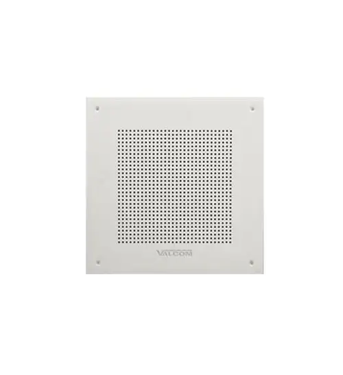 Valcom Vip-418A-Ic Ip Square 8 Inch Speaker Wh (Vip418Aic)