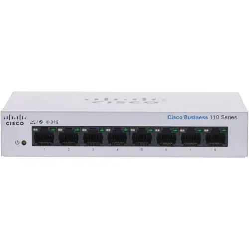 New Sealed Cisco Cbs110-8T-D 8 Ports Unmanaged Switch