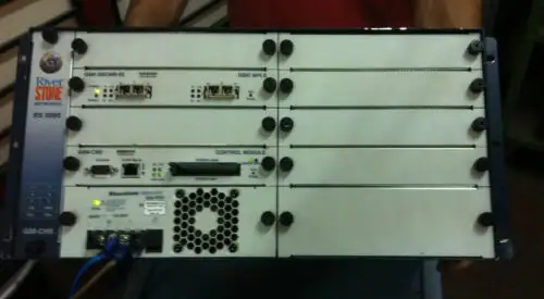 Riverstone Networks G80-Chs Router W/G8M-Gbcmm-02 G8M-Cm3 G80-Pdc Power Supply