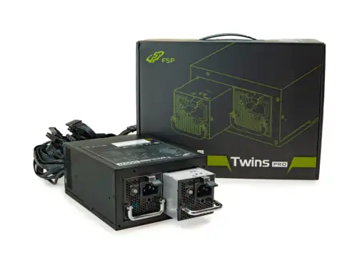 Fsp Twins Pro 500W Atx Dual Module Power Supply Effizienz von mehr als 90% H...