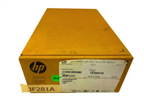 Jf281A I Brand Sealed Hpe Smart Interface Card - 8 X Asynchronous Serial Wan