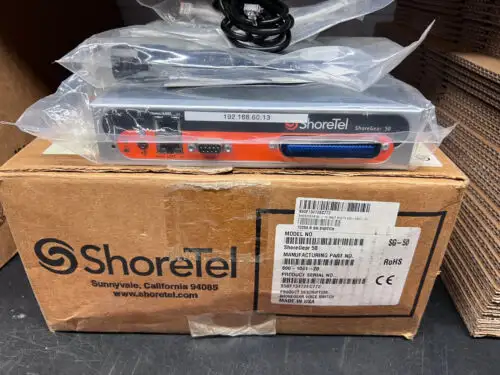 New/ Shoretel Shoregear 50 Sg-50 Voice Switch