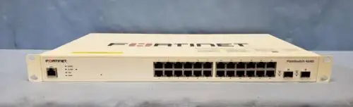Fortinet Fs-424D 24 Port Ge 2X Sfp+ Network Fortiswitch W/ Rack Ears
