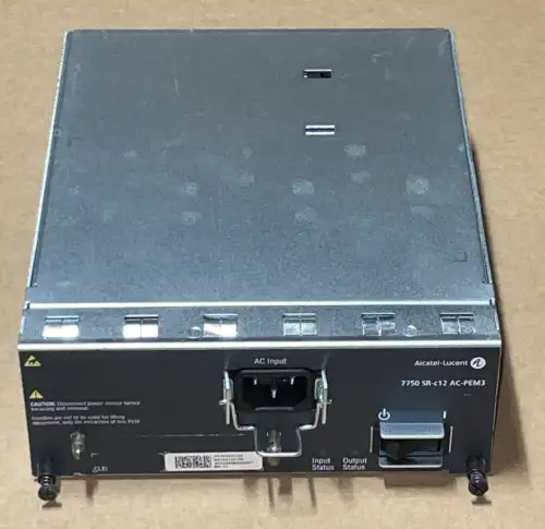 Alcatel-Lucent 7750 Sr-C12 Ac-Pem3 Power Supply 12V 100 Model:Tc915-1507-