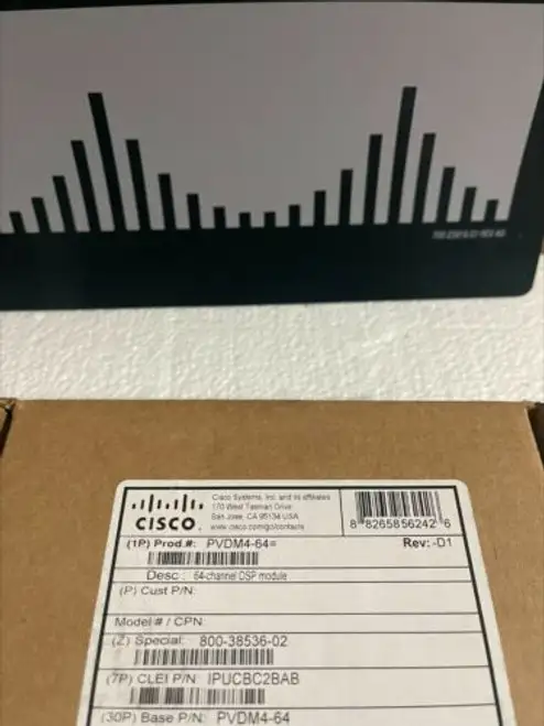 Cisco Pvdm4-64 64-Channel Voice Dsp Module