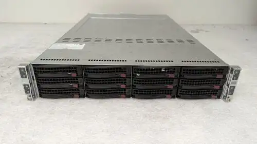 Supermicro 6027Tr-Htrf 2U 4-Nodes 8X Xeon E5-2630V2 2.6Ghz 128Gb 12X 3.5 Trays