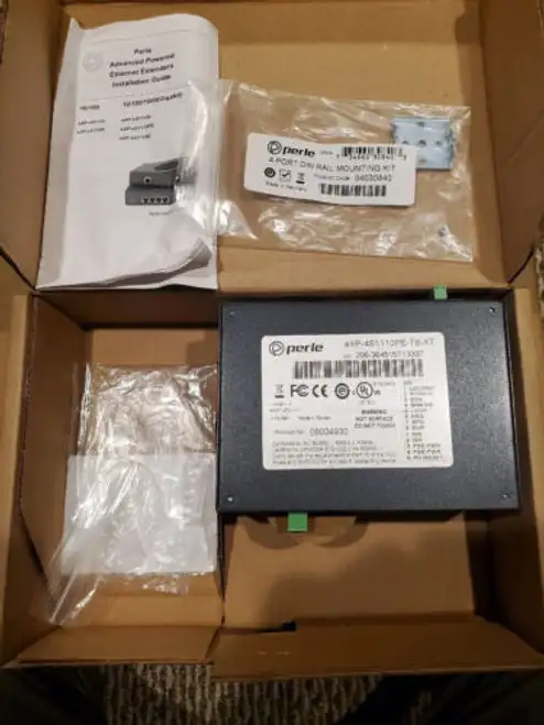Perle 06004930 Exp-4S1110Pe-Tb-Xt - Gigabit Ethernet Stand-Alone Industrial...