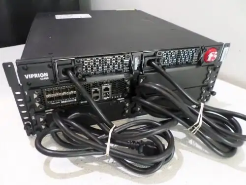 F5 Networks Viprion C2400 4 Slot Blade Chassis W/ 1X B2150 And 2X Psu