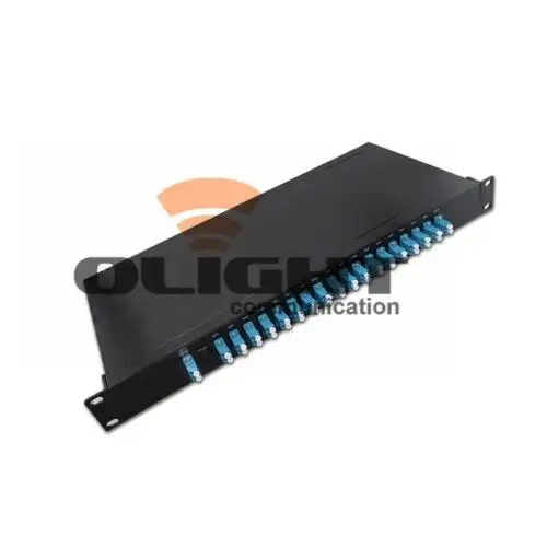 Passive Cwdm Mux/Demux Device 19' Rack 8Channels Lc Connector Dual Fiber