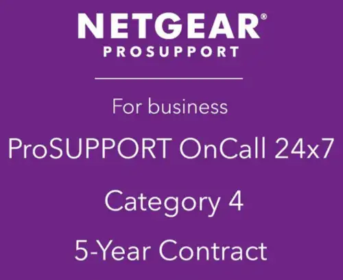 Netgear Prosupport 5-Year 24X7 On Call Support Category 4 Pmb0354