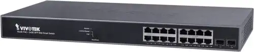 Vivotek Vivocam Web Smart Poe Switch 250W 16 Ports Manageable Gigabit