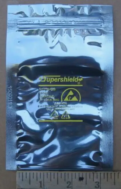 10 000 3X5" Zip-Top Dou Yee Static Shield Bags - ping