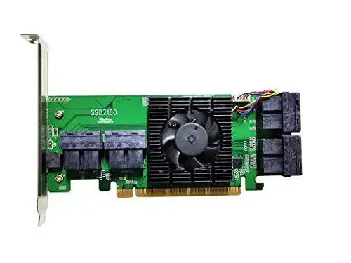 Highpoint Tech 246305 Highpoint Cc Ssd7180 Pcie 3.0 X16 8-Channel U.2 Nvme Raid