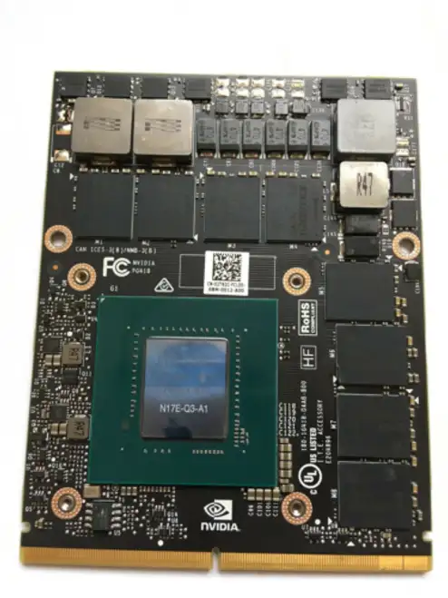 For Dell M7710 M7720 Zbook17 G3 G4 Graphic Card Nvidia Quadro P4000M Mxm N17E-Q3