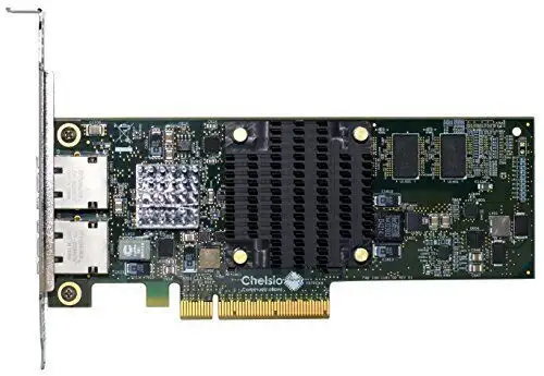 Chelsio 2-Port Low Profile 1/10Gbe Base-T Uwire Adapter With Pci-E X8 Gen 3