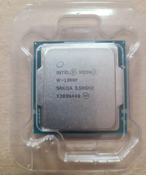 Intel Xeon W-1390P 3.50Ghz 8-Core 16-Thread Lga-1200 Srkqa Cpu