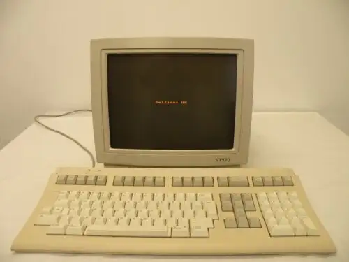 Refurbished Dec Vt520-C6 Multisession Video Terminal & Lk411 Keyboard & Crt