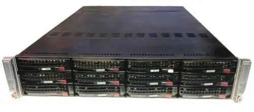 Super Micro 6026Tt-Hdtrf +2 (X8Dtt-Hf+) Nodes (2 Xeon X5650 + 96Gb Ram) 1Tb Sata
