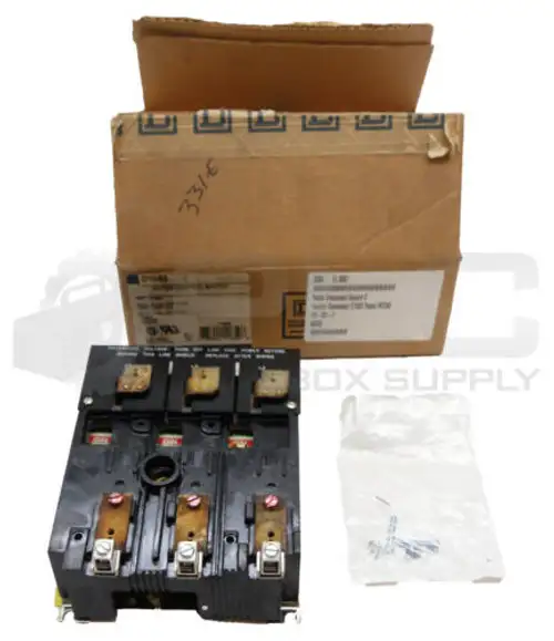 New Telemecanique D10S2 Motor Control Switch 60A 3 Poles Size 2