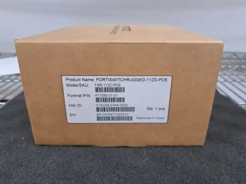 New Fortinet Fsr-112D-Poe Layer 2 Ruggedized Fortigate Switch Controller 8 X