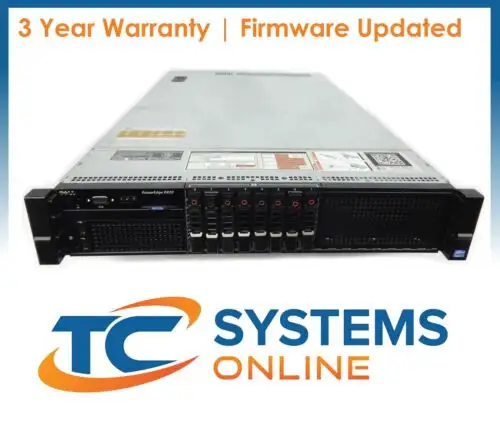 Dell Poweredge R820 4X E5-4627 3.3Ghz=32Core 128Gb 8X1.2Tb 10K H710P