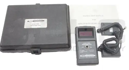 Gould-Bass Dlm-1000 Radiometer W/ White & Blacklight Sensors