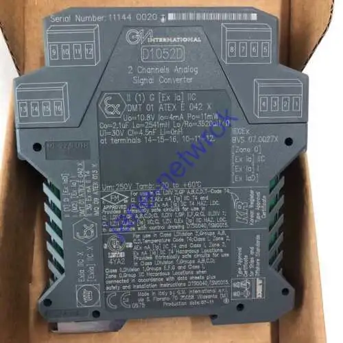 New D1052D Safety (Fedex Or Dhl)