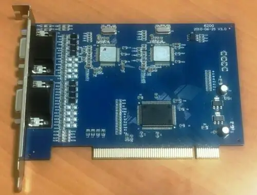 Cctv Video Capture Card Techvision Tv-6208 8-Channels Pci Type