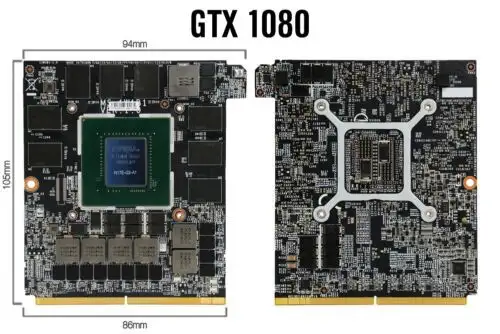 Msi Ms16L1 Gpu Upgrade Kit;New Nvidia Gtx 1080; 8Gb Ddr5X; Mxm 3.1