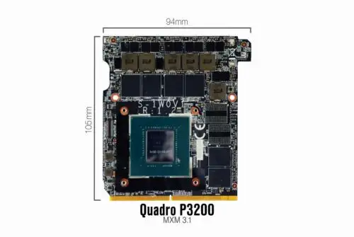Nvidia Quadro P3200; 6Gb Gddr5; N18E-Q1; Mxm 3.1; Gpu Upgrade