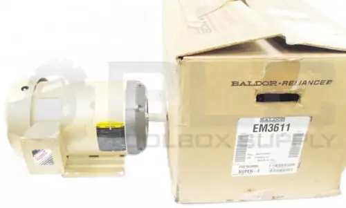 New Baldor Em3611 Super E Motor 208-230/460V 1760Rpm Fr182 3Hp