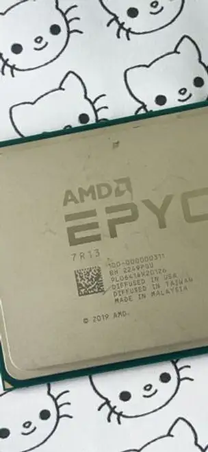 Amd Epyc 7R13 48 Cores 96 Threads 2.65G-3.725G Server Cpu 100-000000311
