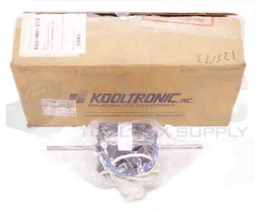 New Kooltronic 71621103 Motor Type U62 115V 50/60Hz 1.6A 2750/3300Rpm 100261-08