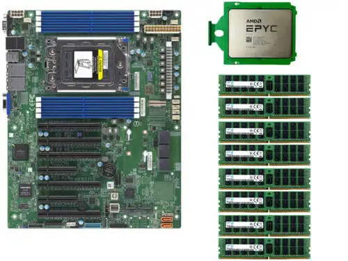 Amd Epyc 7642 Cpu + Supermicro H12Ssl-I + 2666V Ecc Reg Ram Multiple Choices
