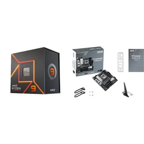 Amd Ryzen 9 7900X 12-Core 24-Thread Unlocked Desktop Processor Asus Prime B65