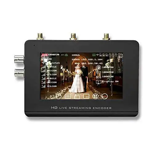 Zowietek Livev400 Encodeur 4G de flux vidéo en direct pour Facebo...