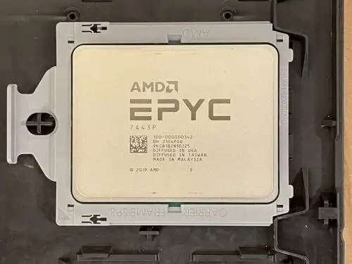 Amd Epyc 7443P Milan 2.85 Ghz Socket Sp3 200W Unlocked Server Processor 128Mb L3