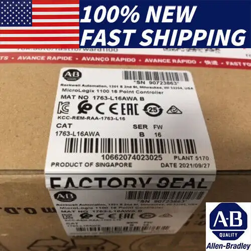 1763-L16Awa Allen-Bradley Micrologix 1100 16 Point Controller