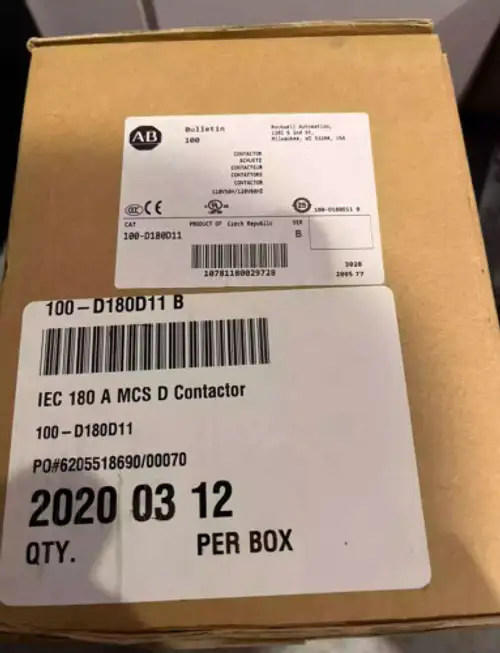New Factory Sealed Allen-Bradley 100-D180D11 Ab 100D180D11