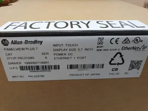 New For Allen Bradley 2711P-T6C21D8S Hmi Panelview Plus 7 Graphic Terminal