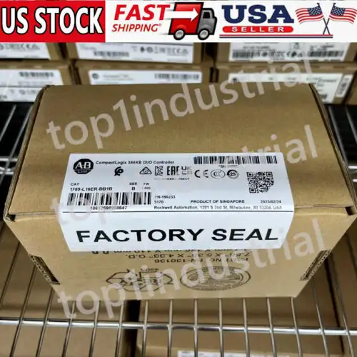 2023 Sealed Allen Bradley 1769-L16Er-Bb1B /B Compactlogix Controller 384Kb