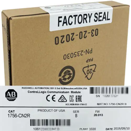 2022 Factory Sealed 1756-Cn2R Allen-Bradley 1756-Cn2R Ser B