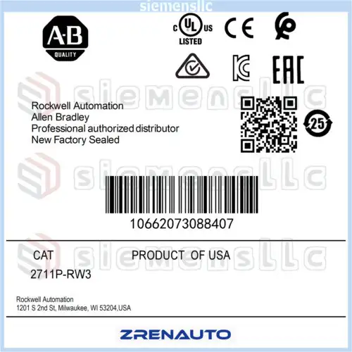 2711P-Rw3 Allen Bradley Panelview Plus Accessory Spot Goods #Pl