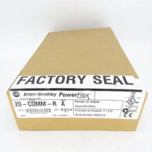 Sealed Pre-Owned Allen Bradley 20-Comm-R /A Powerflex Remote I/O Comm Adapter