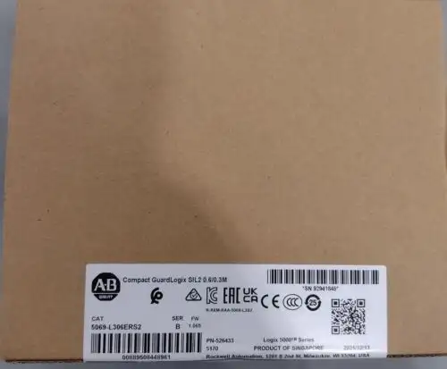 5069-L306Ers2 /B Compact Guardlogix Sil2 0.6/0.3Mb 2022 Sealed Processor