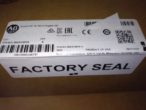 Factory Sealed Allen Bradley 1791Es-Ib8Xobv4 /A 2021 Enet/Ip Compact Block Mod.