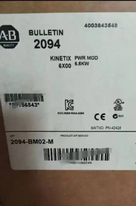 New Factory Sealed Ab 2094-Bm02-M Kinetix 6500 15A Servo Axis Power Module Us